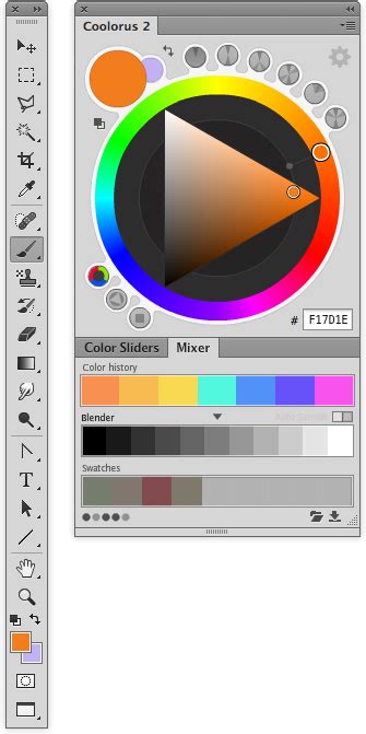 Coolorus (free version) download for Mac OS X.